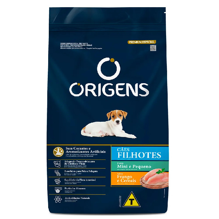 Origens Cães Filhotes Peq. e Mini Frango e Cereais 10,1 kg :: Pet Shop ...